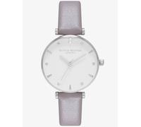 Olivia burton reloj analógico de cuarzo para mujer con correa en piel
