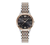 Olivia Burton Reloj con Movimiento de Cuarzo de Tres Manecillas para Mujer Colección Classic Swirl con Correa de Acero Inoxidable Bicolor - 24000133