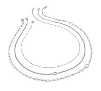 Olivia Burton Set de 3 Collares para Mujer Colección ILLUSION de Acero Inoxidable - 24100075
