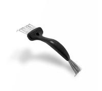 Olivia Garden Brush Cleaner - Negro - Limpieza sin esfuerzo, Materiales reciclados, Perfecto para todos los tamaños de cepillos para el cabello