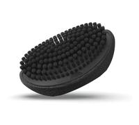 Olivia Garden Cepillo de pelo de jabalí vegano para barberos, pelo corto, OG Barber Wave, ergonómico curvado, cepillo ondulado de palma