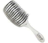 Olivia Garden - Cepillo para Pelo Fino iDetangle - Desenredante Cabello Húmedo y Seco - Desenredado Fácil y Sin Dolor - Mujeres, Hombres y Niños - Cepillo Pelo Flexible - Blanco