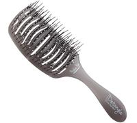 Olivia Garden - Cepillo iDetangle Medio - Desenreda húmedo y seco, flexible, pelo normal - Gris