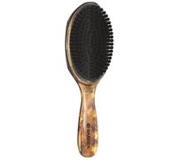 Olivia Garden Cepillo vegano con ondas de jabalí, cojín negro, herramienta de peinado vegana para todo tipo de cabello