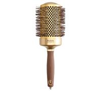 Olivia Garden Expert Blowout Shine Crimped Bristles oro y marrón Ø 65 mm