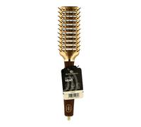 Olivia Garden Expert Style - Cerdas de nailon Vent dorado y marrón 1 pieza