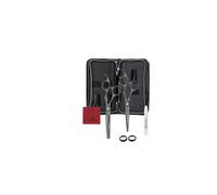 Olivia Garden SilkCut Negro Mate Set HS 5,75 Pulgadas y MS 6,0 Pulgadas
