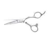 Olivia Garden SilkCut PRO Tijeras 5.00" - Cuchillas convexas de acero superior ultra afiladas, diseño elegante, cómodo, funda de corte incluida