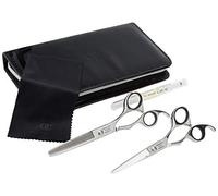 Olivia Garden SilkCut - Set de tijera y tijera de entresacar, 5,75" (14,5 cm)
