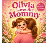 Olivia Loves Her Mommy: A Sweet and Heartfelt Story About a Girl and Her Mom (Three Hearts Personalized Baby Books (Olivia))