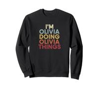 Olivia Name Olivia Personalized Name First Given Sudadera