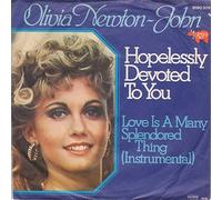 Olivia Newton-John - Olivia Newton John Hopelessly Devoted To You German 7" 45 sgle with Picture Slv