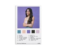 Olivia Rodrigo Sour - Lienzo impermeable para pared, impresión HD resistente a los rayos UV, adecuado para salas de estar y pasillos, es un gran regalo, estilo sin marco, 30 x 45 cm