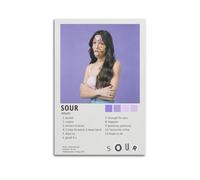 Olivia Rodrigo SourAlbum - Póster artístico para decoración de pared, póster para interiores, decoración de bar, restaurante, estética, póster para sala de estar, 30 x 45 cm, estilo sin marco, 20