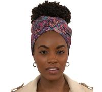 Olivia Sylx Vendas para la cabeza para mujeres afroamericanas - Pañuelo para el cabello africano - Turbantes de pelo de jersey para mujer - Suave y transpirable, cachemira, Talla única