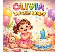 Olivia Turns One!: A Sweet Personalized Birthday Story for a One-Year-Old Girl (Three Hearts Personalized Baby Books (Olivia))