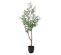 Olivo Artificial, Planta Olivo Falsa, Árbol Artificial En Maceta Con Frutos Vivos, Árbol Falso Con Olivas Realistas, Planta En Maceta Para Decoración Interior Exterior(120cm/3.9ft)