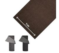Olivo.shop - Alfombra antideslizante para entrada al metro, multiusos, para entrada interior y exterior, rollo de alfombra efecto moqueta, por metros, trágico, marrón (1 x 10 m)