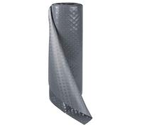 Olivo.Shop Alfombra de Goma Antideslizante, Rollo de Alfombra atornillada de PVC, para Suelo de Garaje, Trabajo, Bar, Gimnasio, Suelo Aislante de Goma Work Color Gris (1 x 15 m)