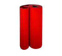 Olivo.shop - Alfombra para eventos, rollo de alfombra, para bodas, ceremonias, fiestas, moqueta de exterior, antideslizante, pasarela Romoqu (rojo, 1 x 20 m)
