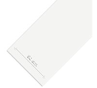 Olivo.Shop Alfombra Pasillo Cocina de Vinilo en Rollo, Alfombra Multiuso Lavable, Antideslizante y Recortable a Medida para Cocina, Baño, Lavadero, Ancho 50 cm, Rollo Multi Blanco (50x100 cm)
