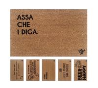 OLIVO.shop COCCO FUNNY - Felpudo con frases, felpudo coco entrada simpática, alfombra de coco divertida, base de goma, varios diseños, 40 x 60 cm (CHIT-CHAT)