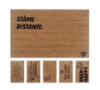 OLIVO.shop COCCO FUNNY - Felpudo con frases, felpudo de coco para entrada simpática, alfombra de coco divertida, base de goma, varios diseños, 40 x 60 cm (Stame Distante)