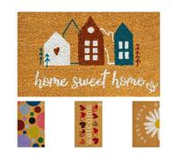 Olivo.Shop Felpudo Entrada Casa y Exterior Original Antideslizante con Base de PVC, 30x50 cm, Fantasy 12