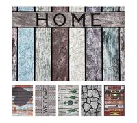 OLIVO.shop - Felpudo exterior de goma antideslizante, lavable, resistente, para interior y exterior, alfombras para puerta, 40 x 60 cm - Flipper (home, 40 x 60 cm)