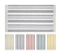OLIVO.shop | RIGO Alfombra de algodón lavable a máquina con flecos, alfombra de cocina algodón, alfombra de entrada a rayas, varios tamaños y colores (50 x 135 cm, gris)