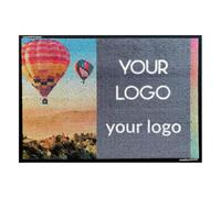 Olivo Tappeti - Felpudo profesional con logotipo, a medida, drenante, para uso exterior, 72 colores, alfombrillas personalizadas Outside (115 x 240 cm)