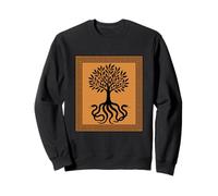 Olivos Árbol Serpientes Vintage Arte Antiguo Estilo de Cerámica Griega Sudadera