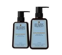 OLIVOS Hammam Set - Jabón líquido de aceite de oliva orgánico 500 ml + aceite de oliva orgánico gel de ducha 750 ml | Inspirado en el hammam turco