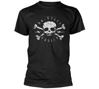 Olivotti Backyard Babies 'Skull' - Camiseta negra, Negro, XL