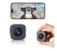 Olivvia Mini cámara espía oculta, WiFi inalámbrica, cámara de seguridad para el hogar, 1080P HD, pequeña cámara interior con visión nocturna, alertas de detección de movimiento, almacenamiento en la