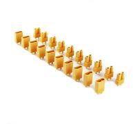 OliYin 10 Pair Male Female 2MM XT30 XT-30 Bullet Connector Power Plug for RC Lipo Battery FPV Airplane Quadcopter
