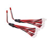 OliYin Adaptador paralelo ultra micro de 6 piezas E-Flite - Blade mCPX, JST 1-macho a PICO 6 hembras, cable de conector paralelo de 20 awg de 22 cm de 8.7 pulgadas