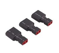 OliYin T-Plug Deans Style hembra a XT90 / XT-90 macho adaptador (paquete de 3)