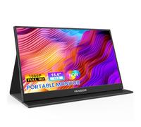 OLKIEQZ FANGOR Portable Monitor, 15.6" FHD 1080P Travel Monitor for Laptop, Ultra-Slim HDR IPS Computer Gaming Display, USB-C HDMI SC