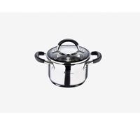 Masterpro Olla Foodies BGMP-1504-BK 1,8L 16x10cm Acero inoxidable Antiadherente apta para inducción