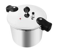Olla a presión, 22 L, gran capacidad, 90 kpa, alta presión, a prueba de explosiones, de aluminio con medidor de presión