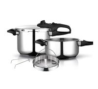 Fagor Duo Set 2 Ollas a Presión 6L + 4L con Cestillo