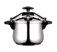 Olla a Presión 8 Litros, Inducción, Acero Inoxidable 18/10, 3 Sistemas Seguridad