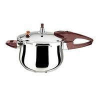 Olla A Presión Ascendente De Acero Inoxidable, Sartén De 24cm Con Botón, Cubierta De Vidrio Estuche