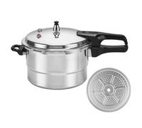 Olla A Presión, Cocedor De Granos De 5 Litros Con Cesta De Vapor, Cacerola Aleación Aluminio Para Preparación De Platos En Casa