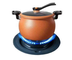 Olla a presión | con tapa transparente antiadherente multifuncional herramienta de cocina | olla a presión de hierro fundido - para cocinar al vapor para el hogar, Halloween, vacaciones