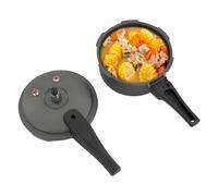 Olla a presión de 2 litros de aleación de aluminio para cocinas eléctricas de cerámica, cocinas de gas, llama abierta, para cocinar pollo, pescado, cerdo, frijoles, carne de res, verduras
