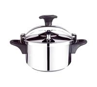 Olla a presión de 6 litros, acero 18/10, con válvula de seguridad, Express Clásica 6