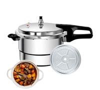 Olla a presión de acero inoxidable - 2400 G 7 litros instantáneo multifuncional con vaporera, olla de arroz y sopa, herramienta de cocina segura y eficiente | Sopa de pescado Ele