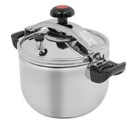 Olla a presión de acero inoxidable, 60 kPa, olla a presión con 3 compartimentos de base sándwich para inducción, gas y vitrocerámica, olla de presión grande para cocina, hotel y familia (11 l/11,62 Qt